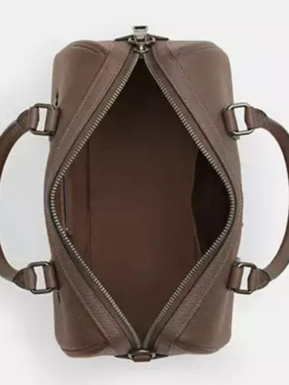 *Updated Pics* Coach Rowan Satchel Bag (Dark Stone) - Picture 3 of 10
